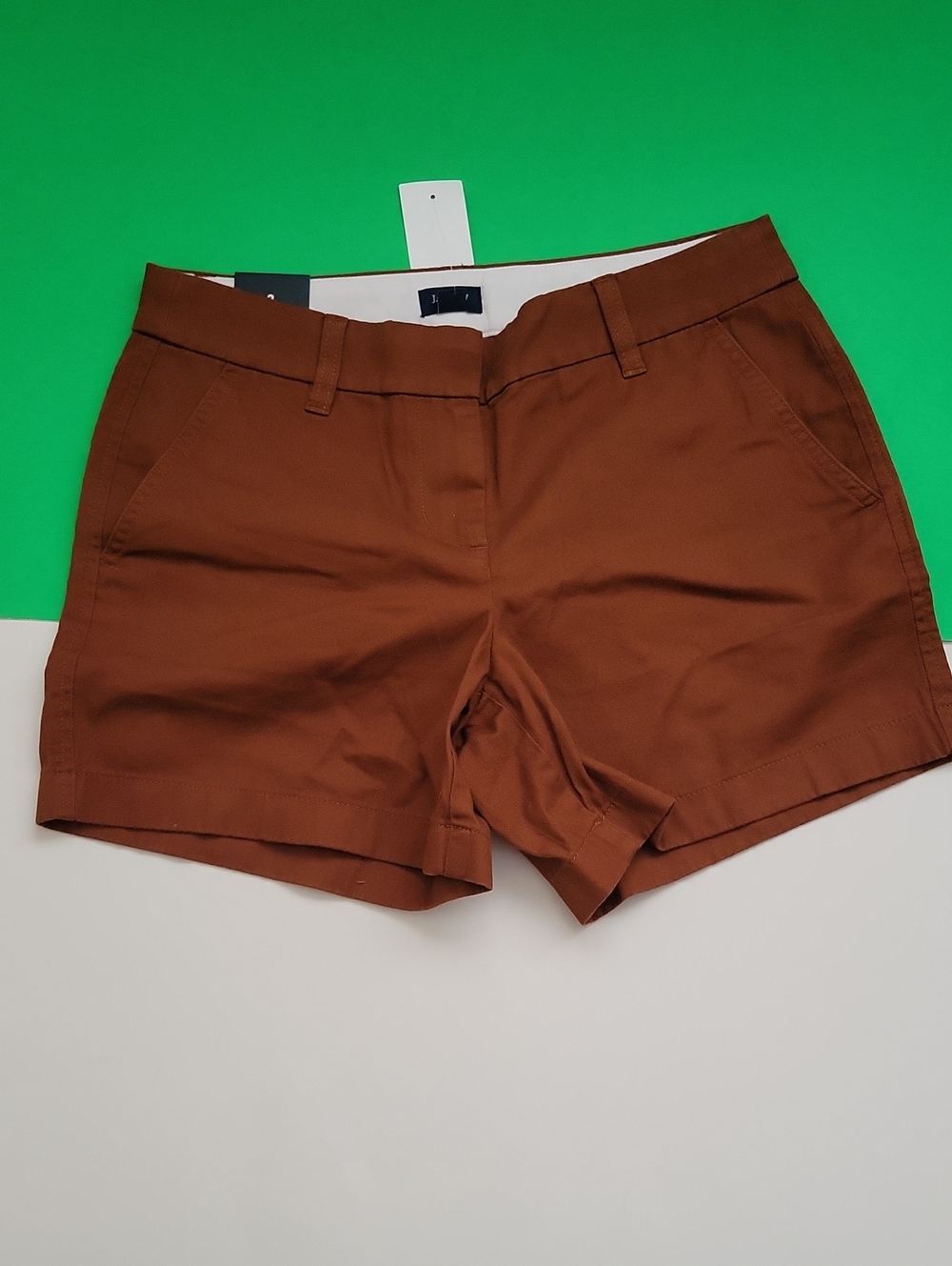 J. Crew Women's Brown Tailored Cotton Shorts